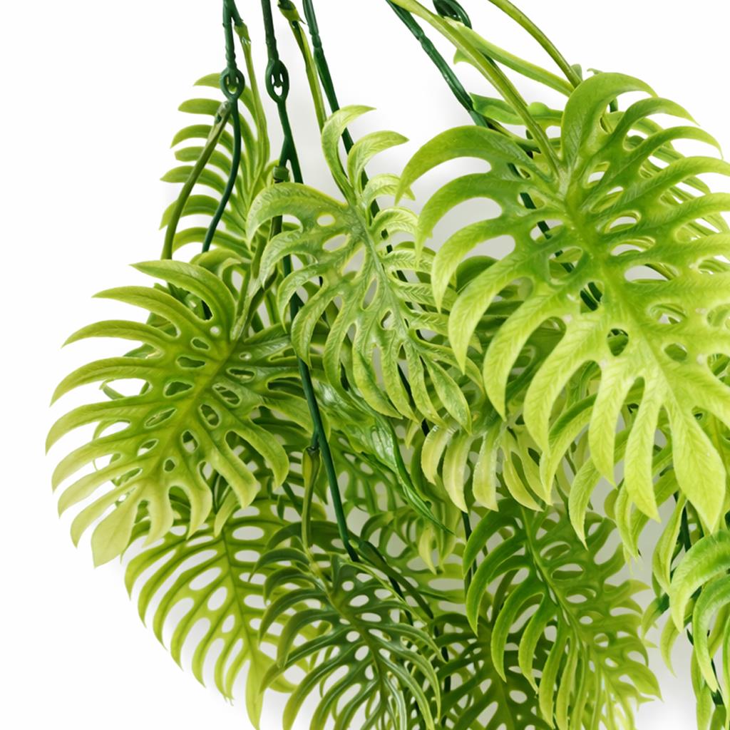 80cm Artificial Trailing Tropical Monstera Plant - Light Green – image 6