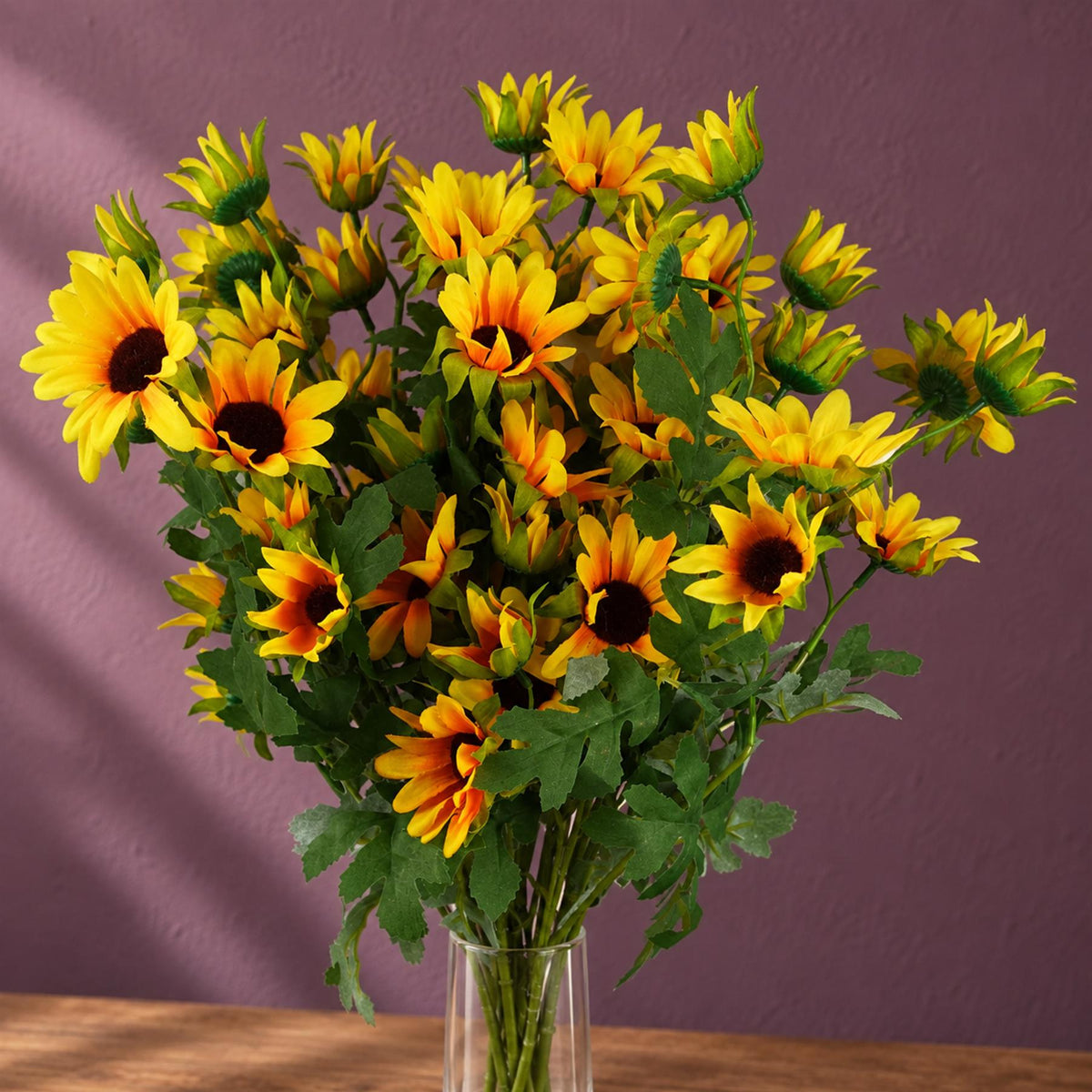 70cm Artificial Yellow Daisy Flower Spray