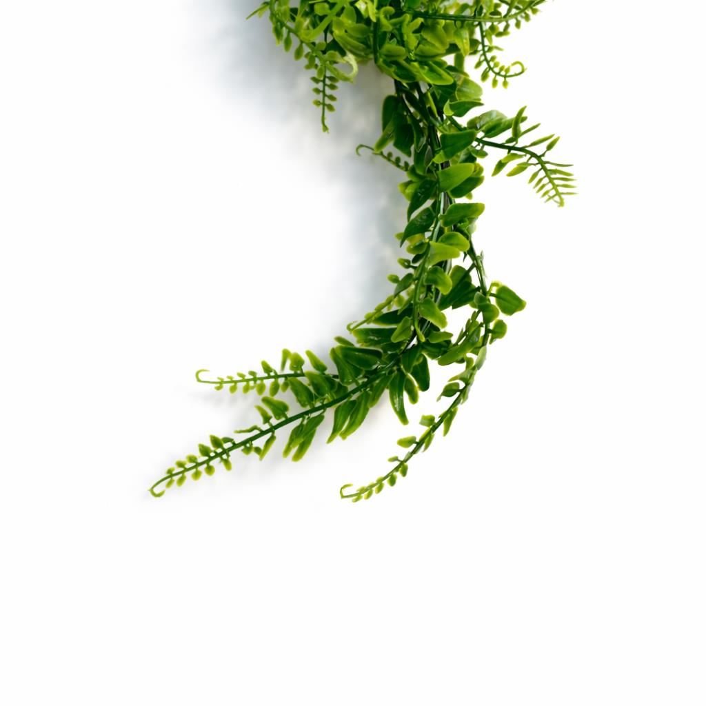 75cm Artificial Trailing Fern Bush Hanging Faux Greenery Plant – image 9