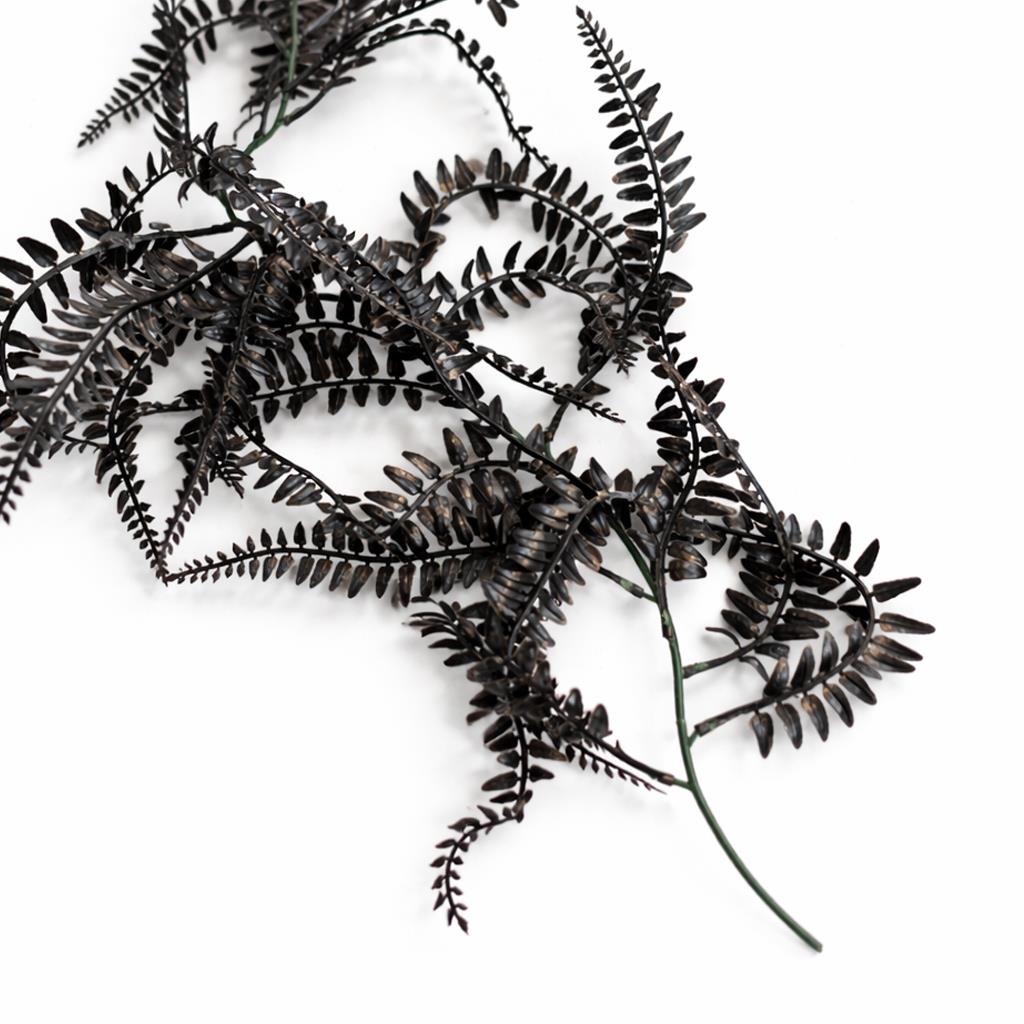 180cm Black Artificial Fern Garland Hanging Foliage Decoration – image 4