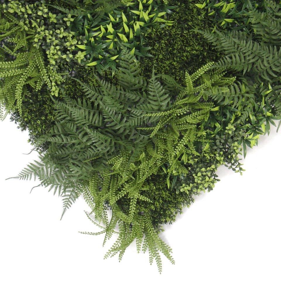 100cm Green Wall Fire Resistant Natural Fern Artificial – image 2