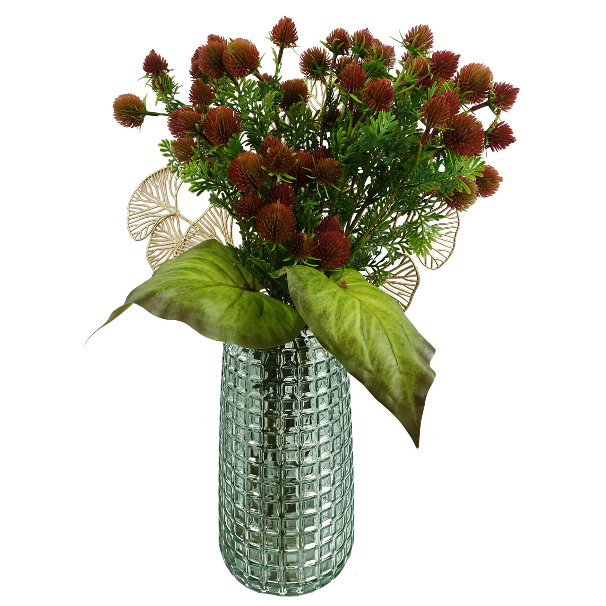 65cm Artificial Golden Leaves Flower Arrangement Decoration – image 10
