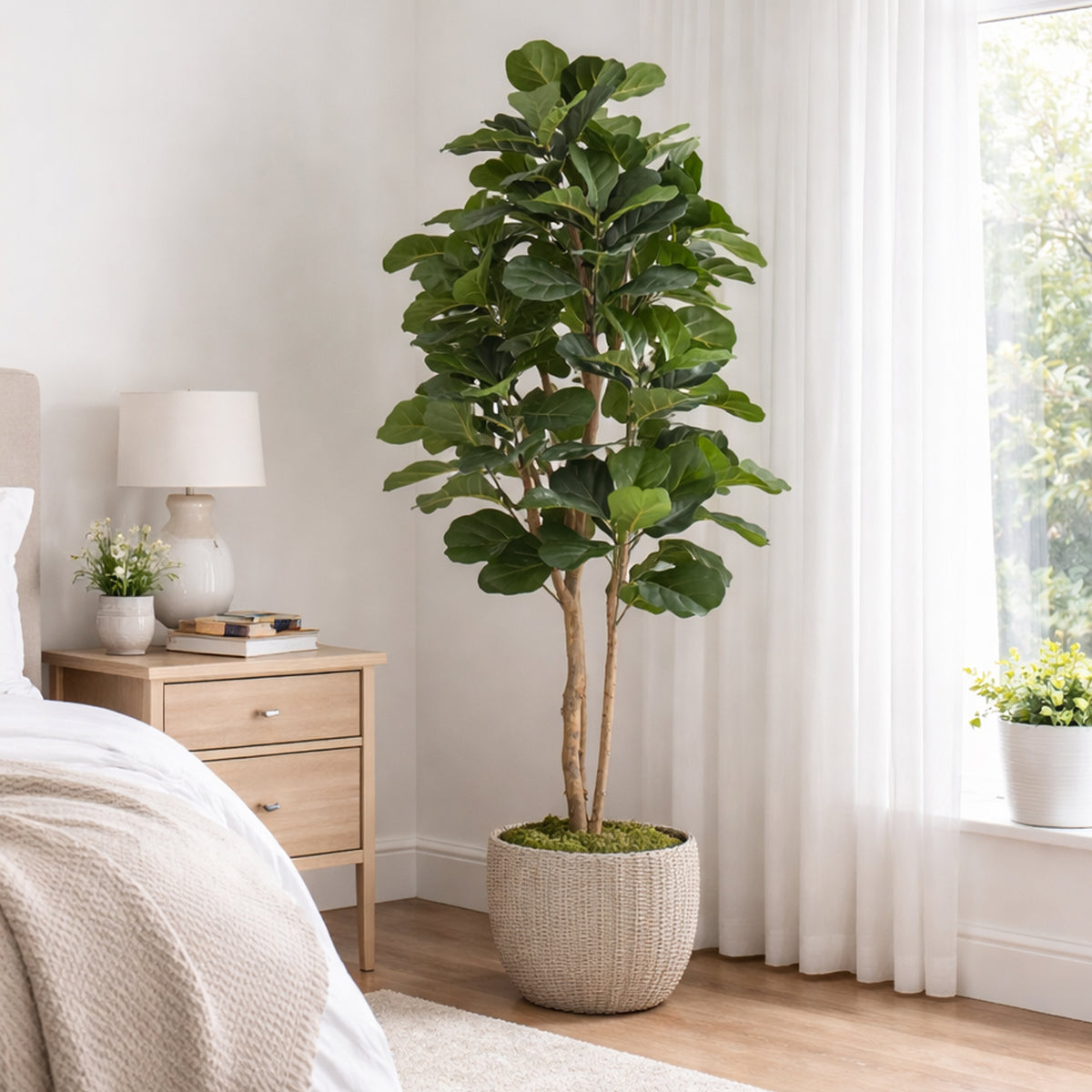 180cm Artificial Fiddle Fig Deluxe Tree – image 3