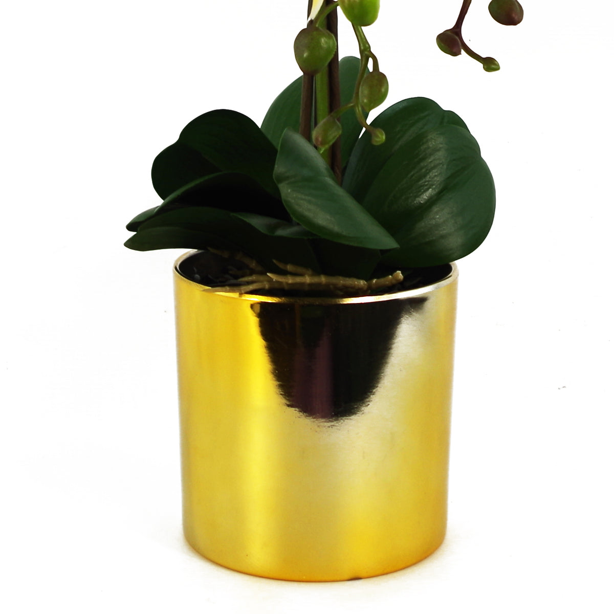 52cm Artificial Orchid Large - Purple / Gold – image 5