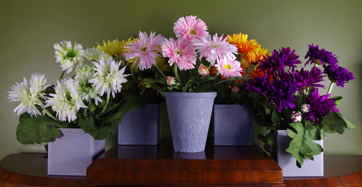 33cm Artificial Potted Daisy Pink – image 4