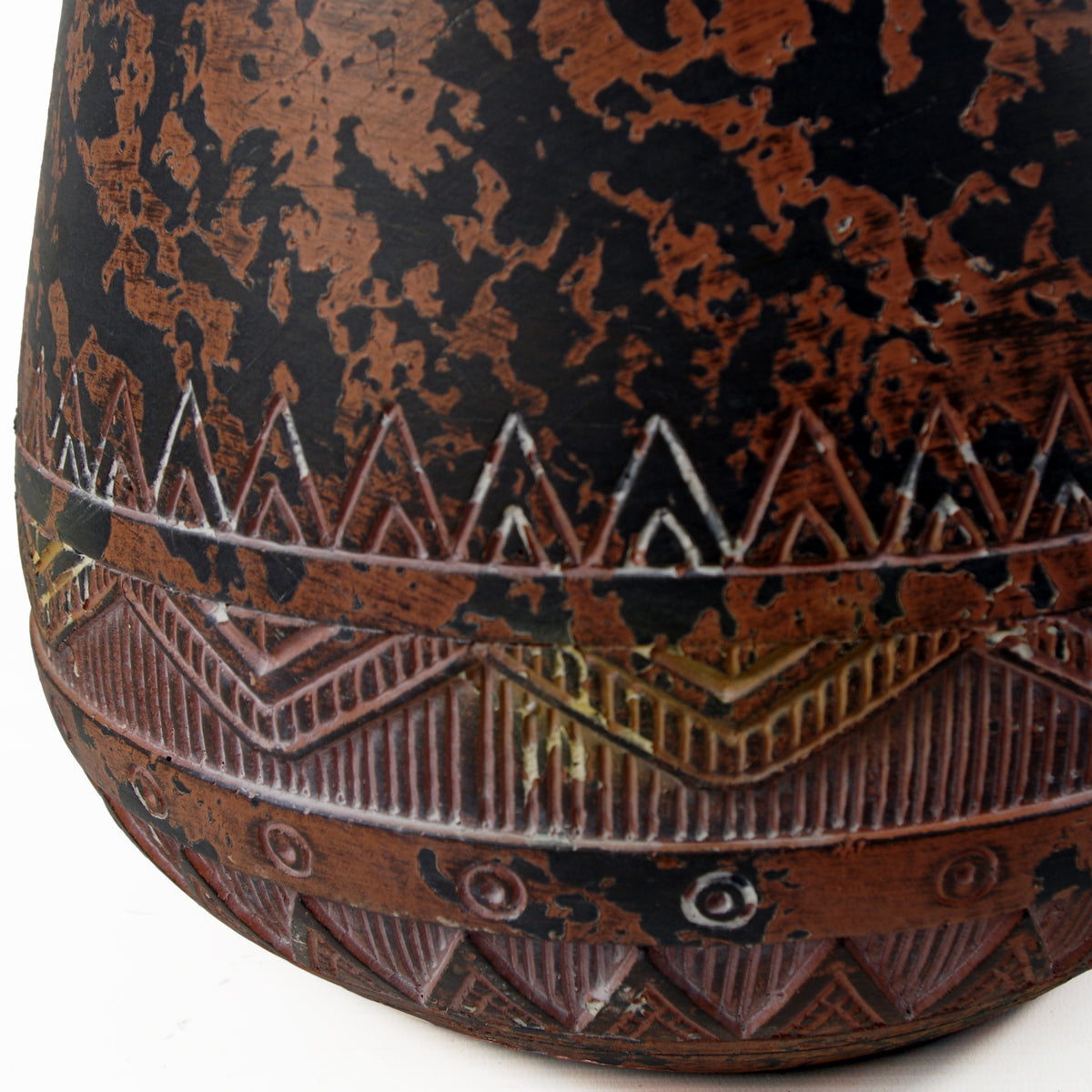24cm x 30cm Large Zaturn Planter Brown / Black – image 4