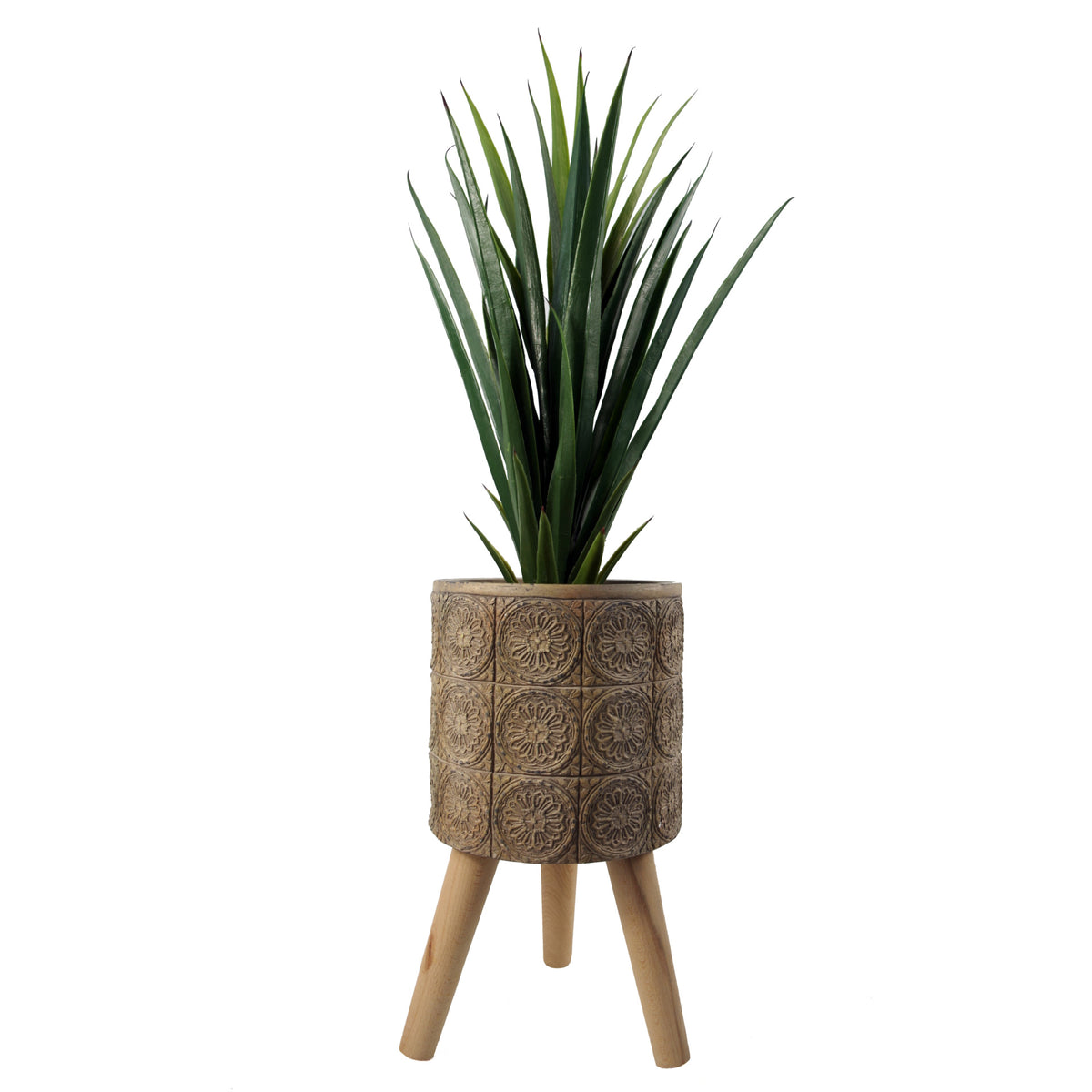 40cm x 21.5cm Zandi Flowers Composite Large Planter – image 2
