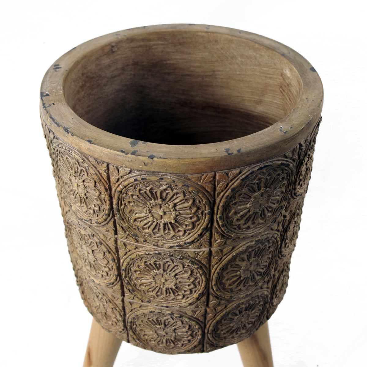 40cm x 21.5cm Zandi Flowers Composite Large Planter – image 5
