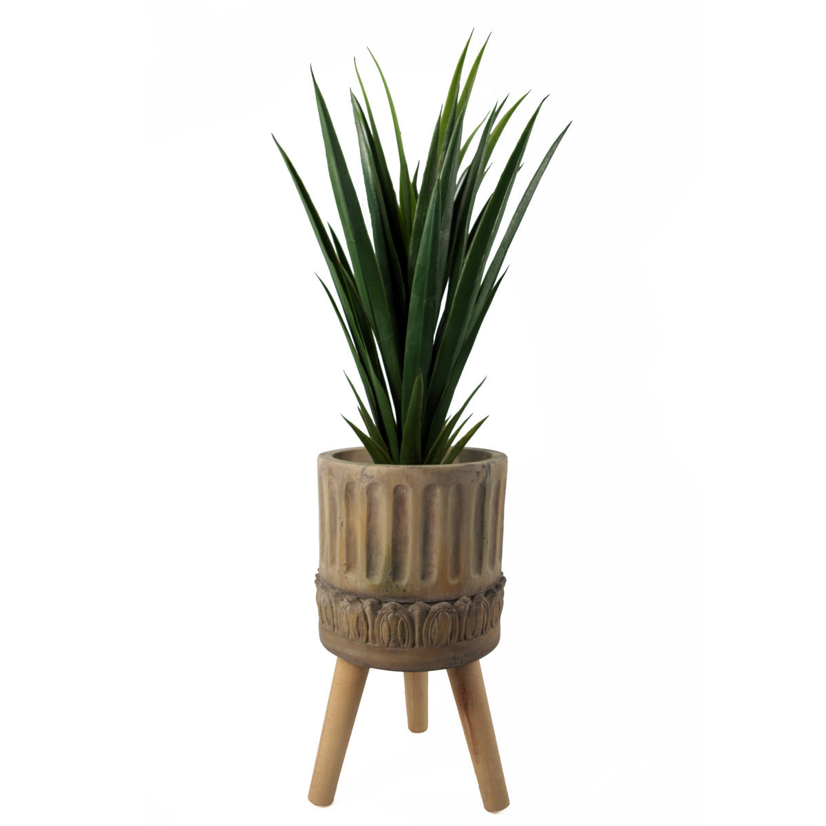 40cm x 21.5cm Zandi Roman Composite Large Planter – image 2