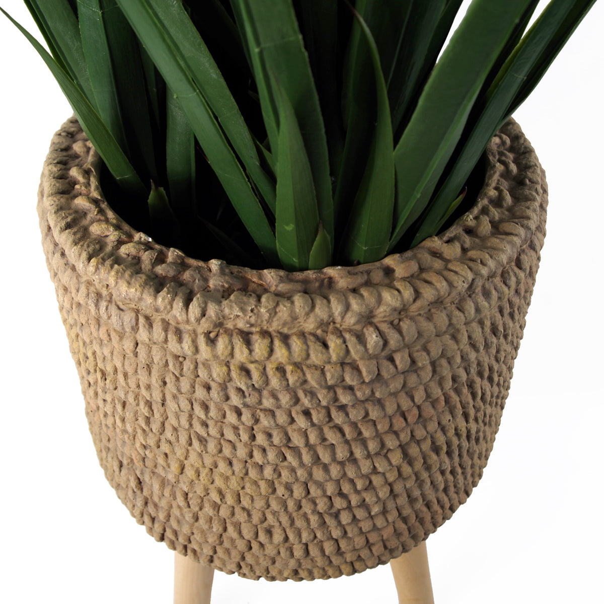 53cm x 32cm Seagrass Style Composite Large Planter – image 6