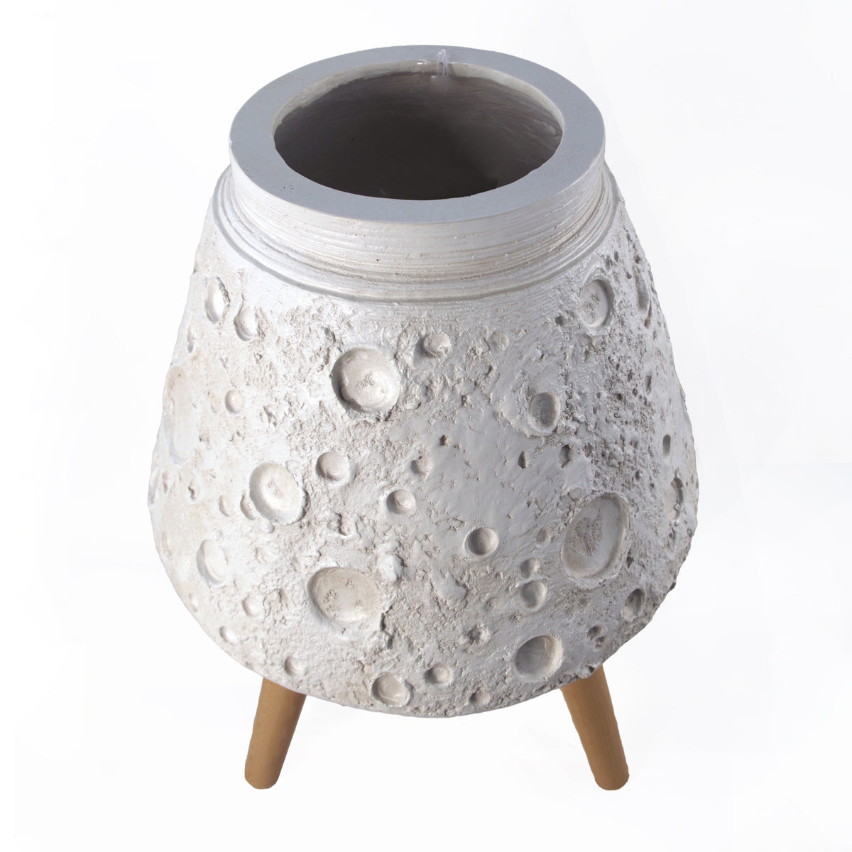 62cm x 40cm Large Lunar White Planter – image 4