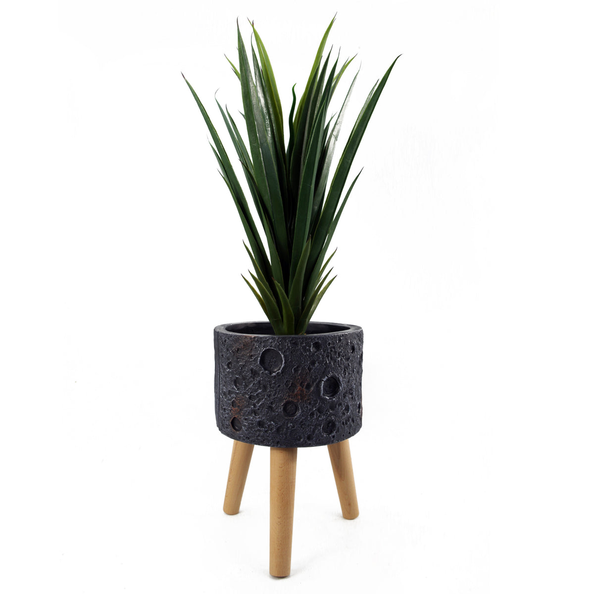 35cm x 24cm Large Lunar Black Planter – image 2