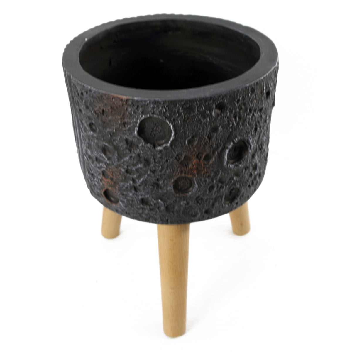 35cm x 24cm Large Lunar Black Planter – image 7