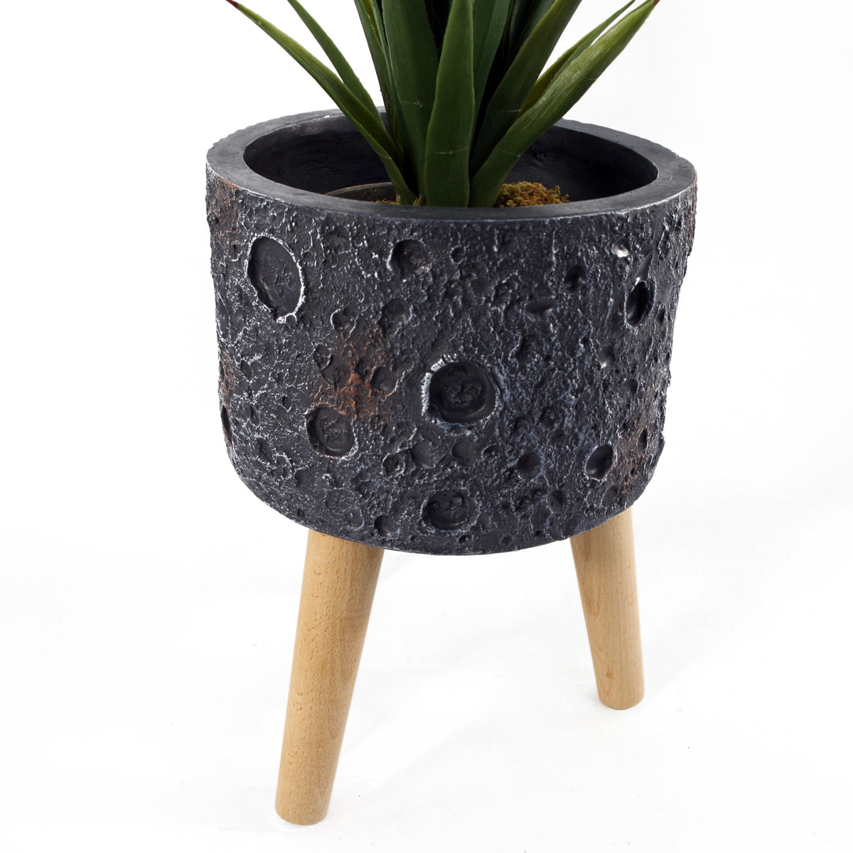35cm x 24cm Large Lunar Black Planter – image 5