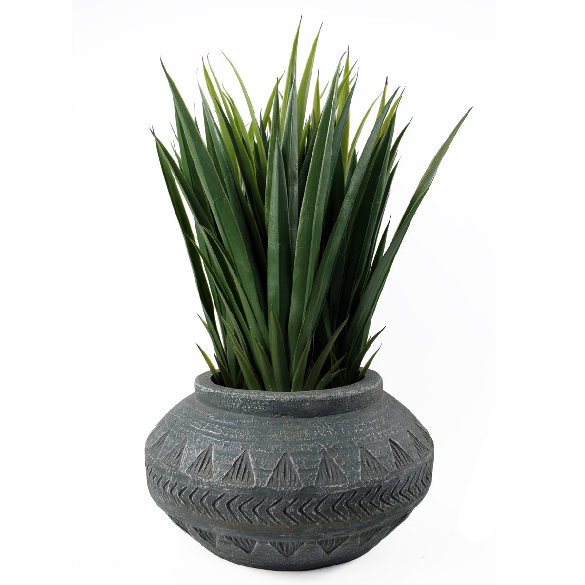 21cm x 40cm Large Grey Gliese Triangle Planter – image 2