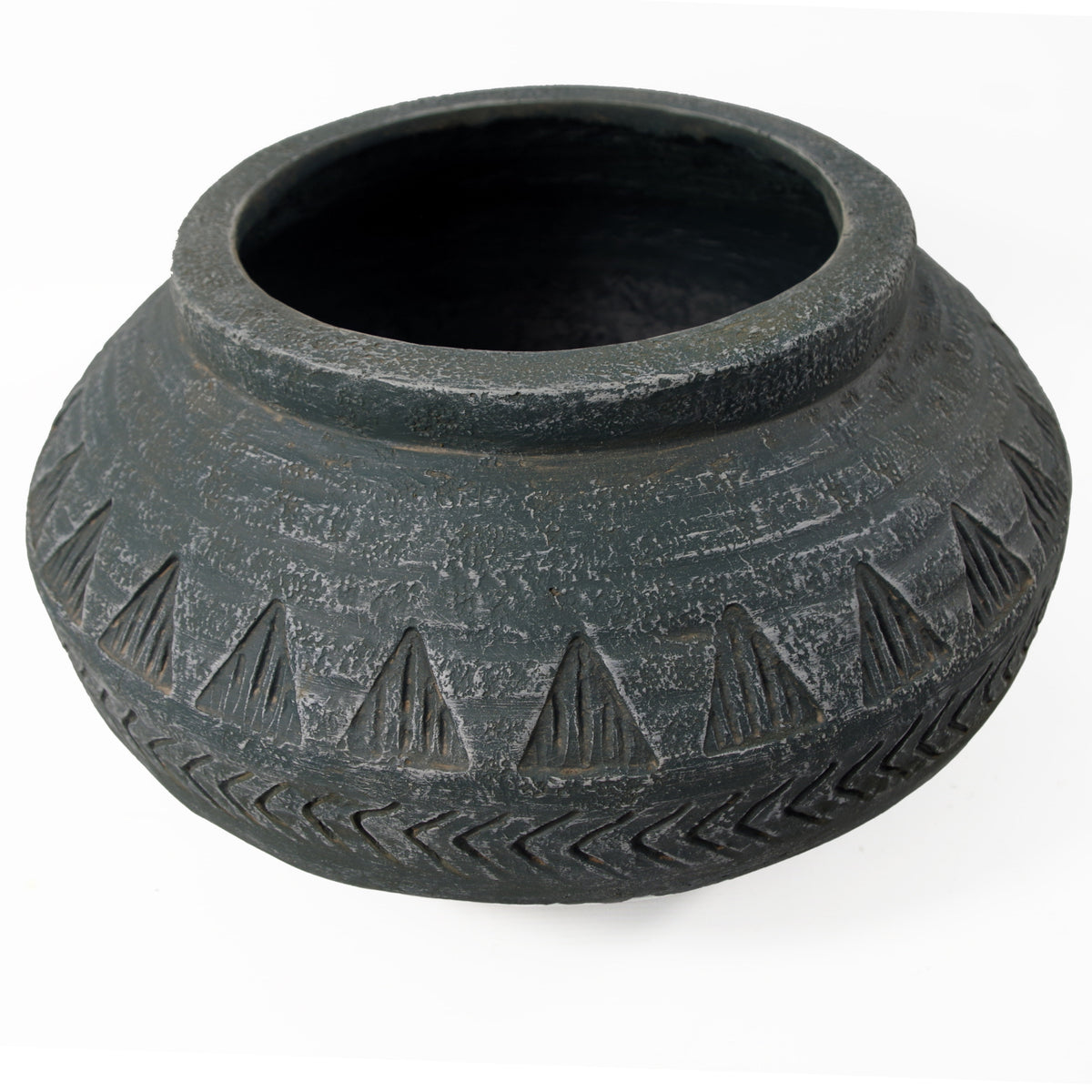 21cm x 40cm Large Grey Gliese Triangle Planter – image 6