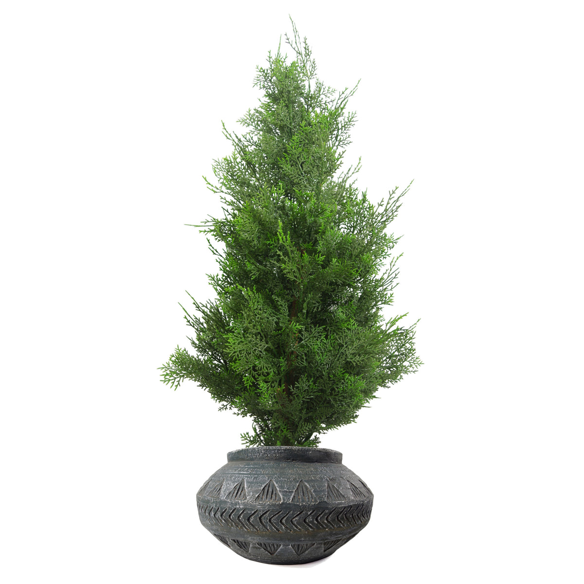 21cm x 40cm Large Grey Gliese Triangle Planter – image 4