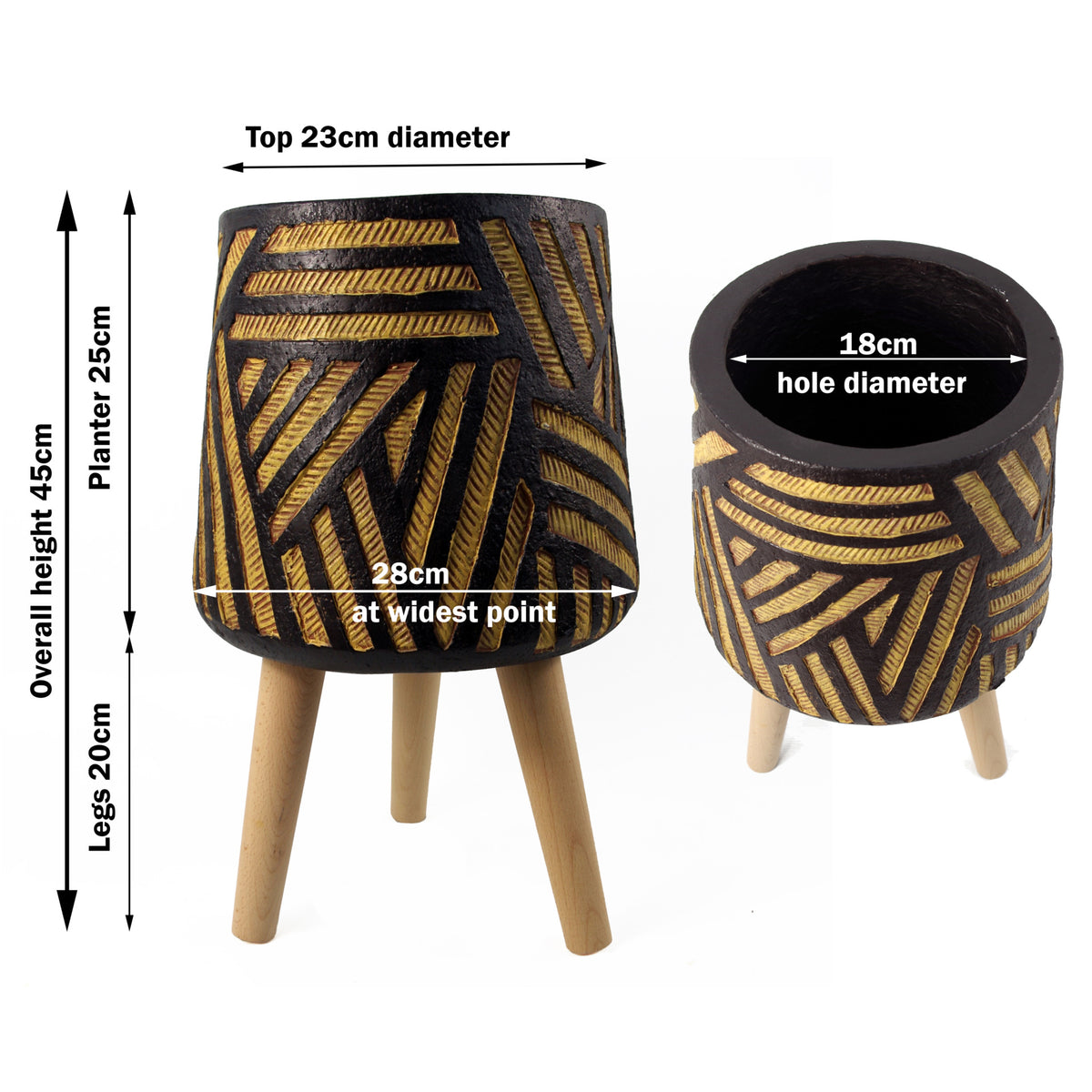 45cm x 28cm Bali Large Planter – image 3