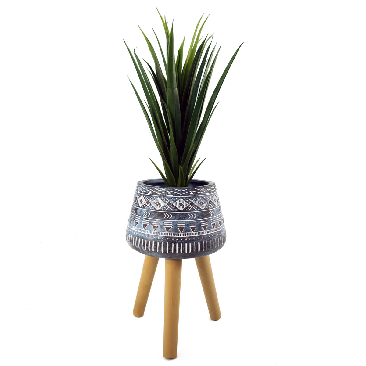 44cm x 26cm Aztec Blue Composite Large Planter – image 2
