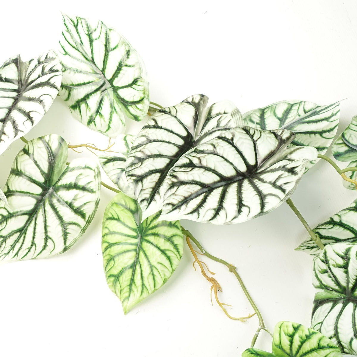 120cm Artificial Hanging Trailing Plant Alocasia Dragon Scale – image 9