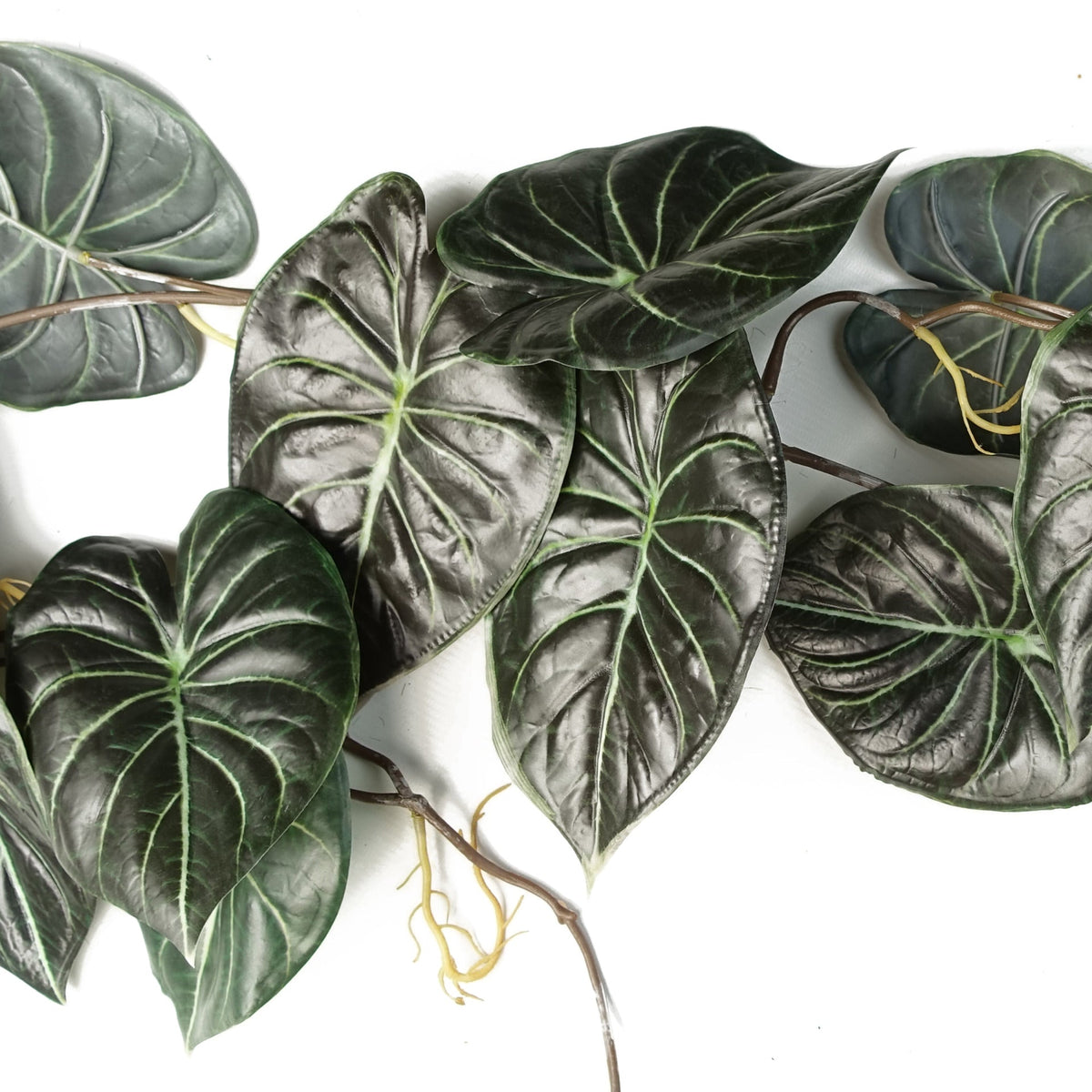 120cm Artificial Hanging Trailing Plant Alocasia Dragon Scale – image 15
