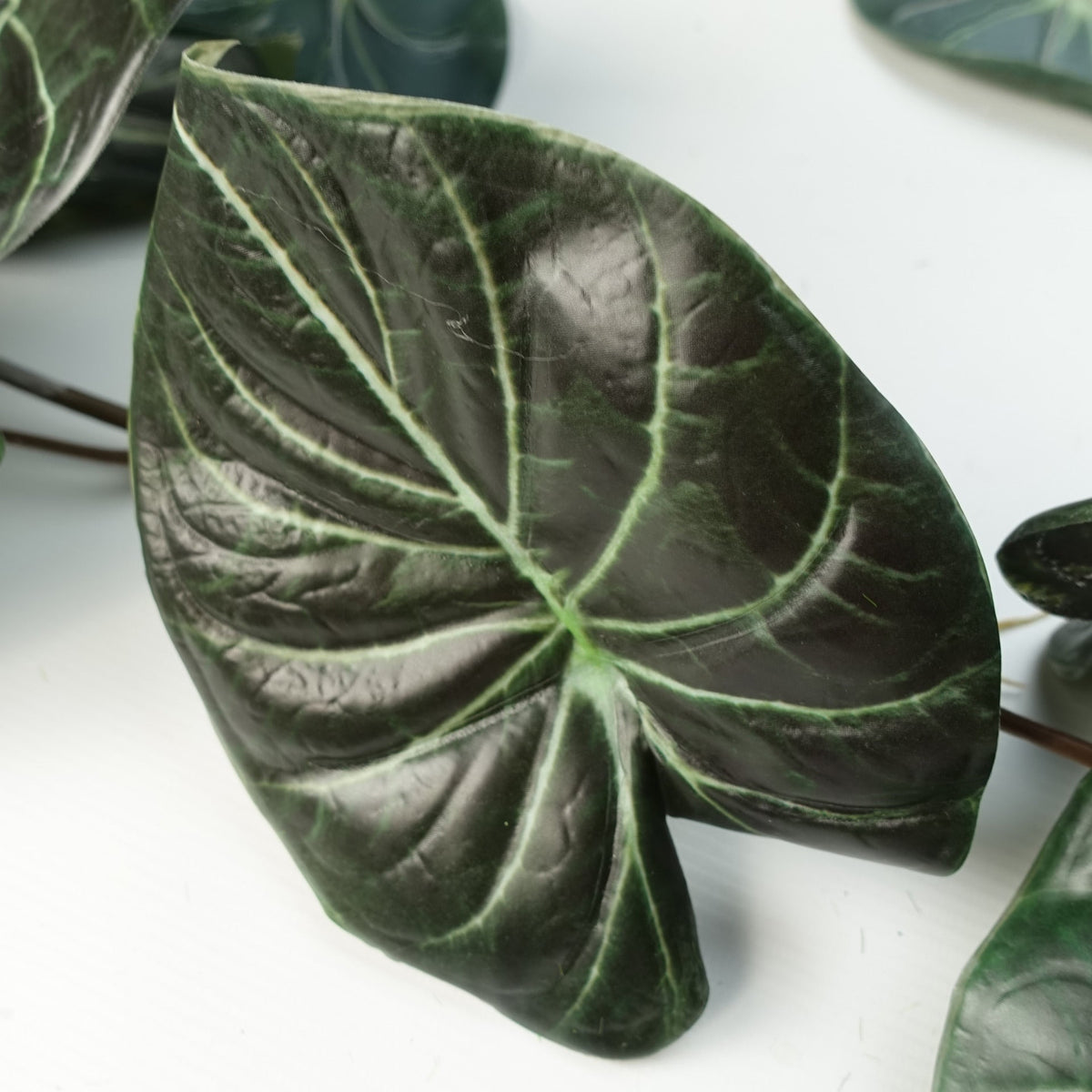 120cm Artificial Hanging Trailing Plant Alocasia Dragon Scale – image 19