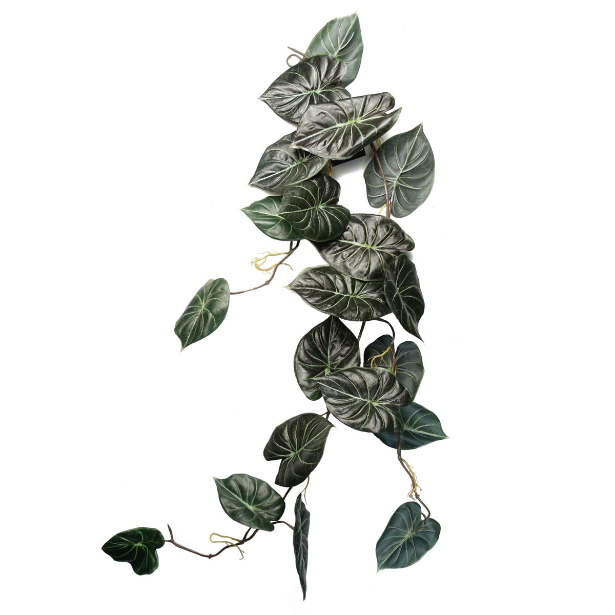 120cm Artificial Hanging Trailing Plant Alocasia Dragon Scale – image 22