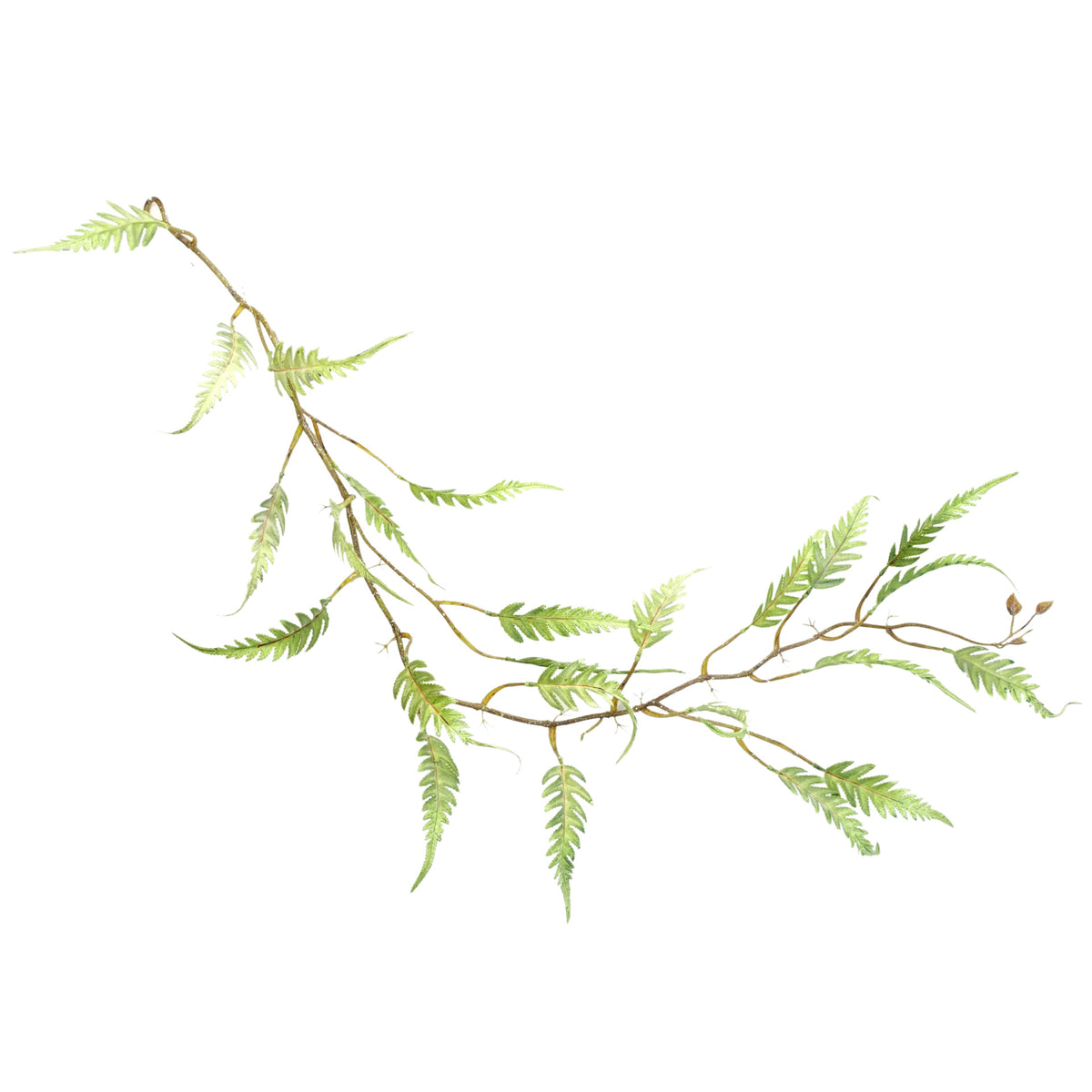 125cm Artificial Hanging Trailing Fern Plant – image 5