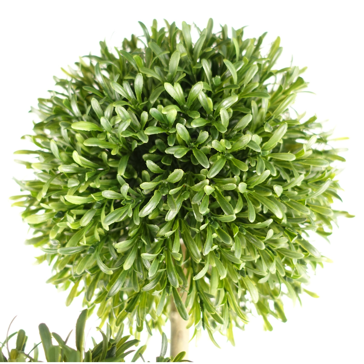 120cm UV Resistant Artificial Balls Topiary - 480 Leaves - Natural Trunk – image 2