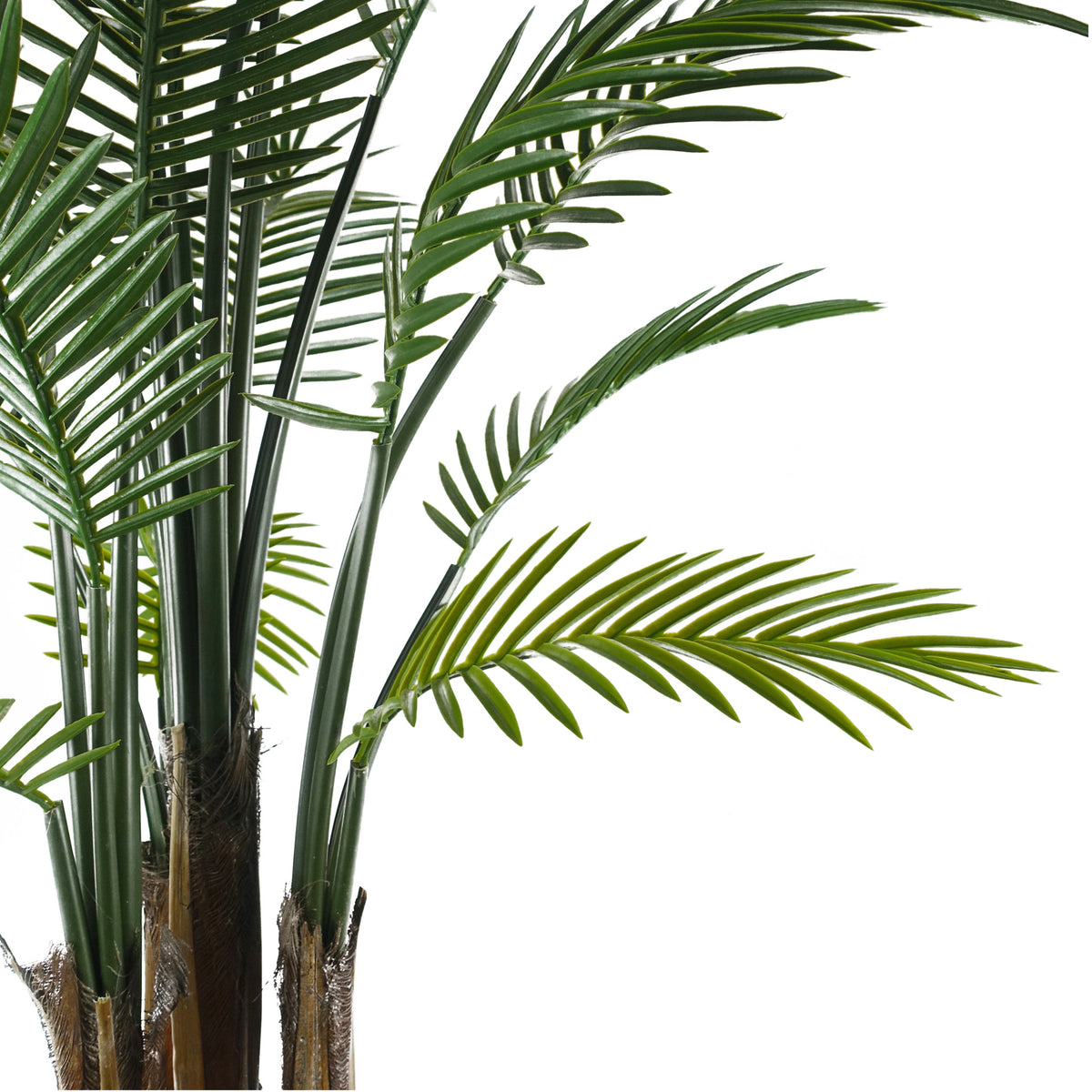 125cm UV Resistant Artificial Raphis Palm Tree with Natural Trunk – image 2