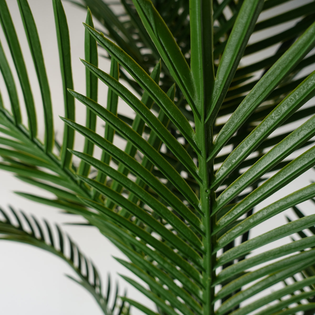 125cm UV Resistant Artificial Raphis Palm Tree with Natural Trunk – image 5