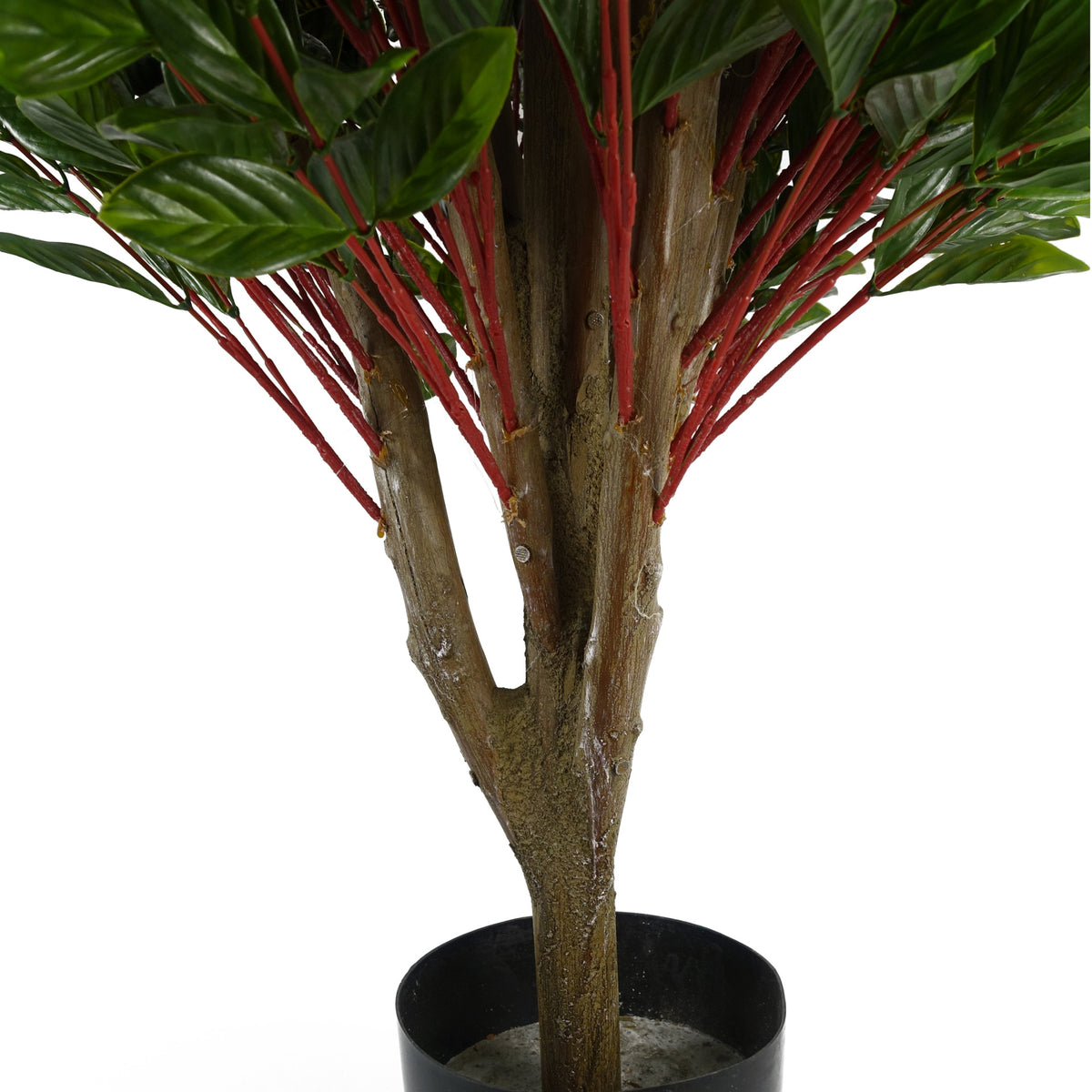 90cm UV Resistant Artificial Gloxinia Single Ball Topiary with 1608 Leaves and Natural Trunk – image 4