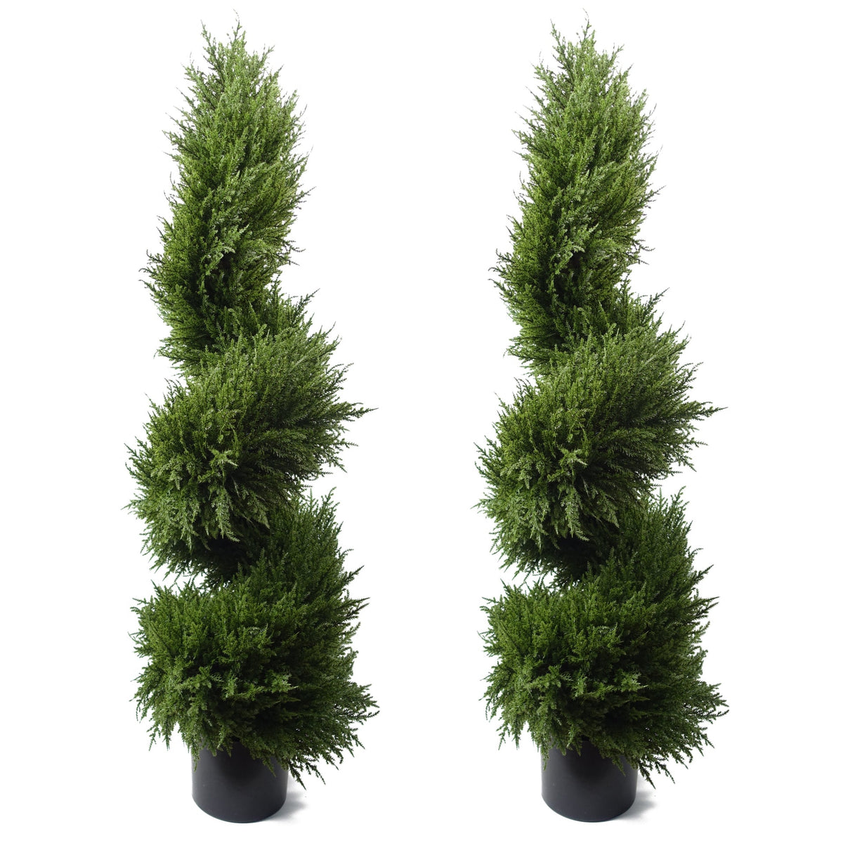 120cm Spiral Cypress Artificial Tree UV Resistant Outdoor – image 4
