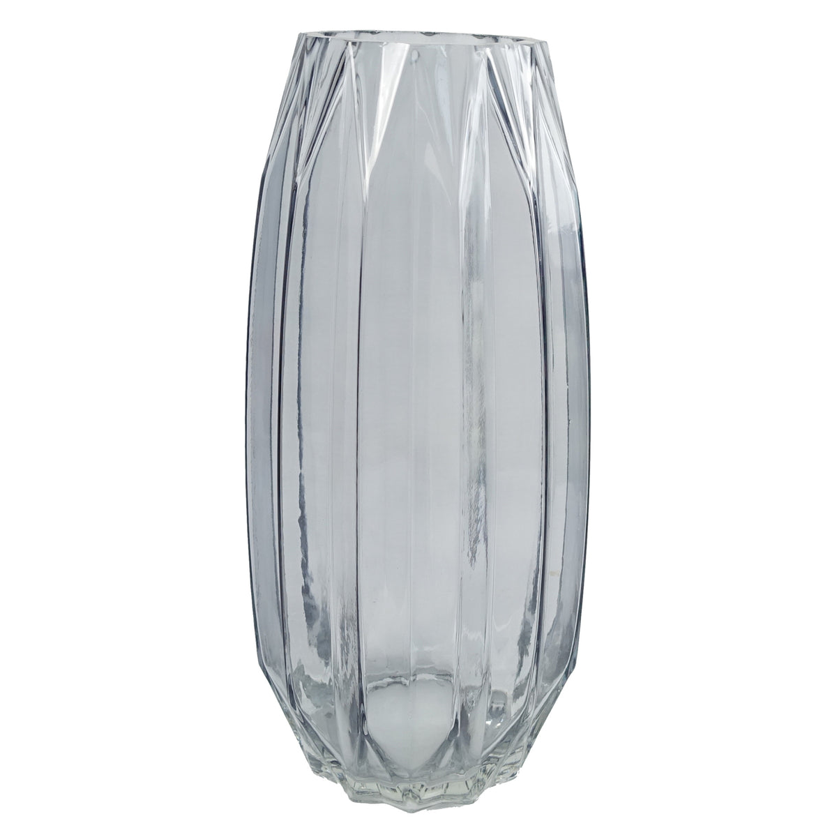 85cm Geometric Glass Vase Pink Peony and Berry Artificial Flowers – image 5