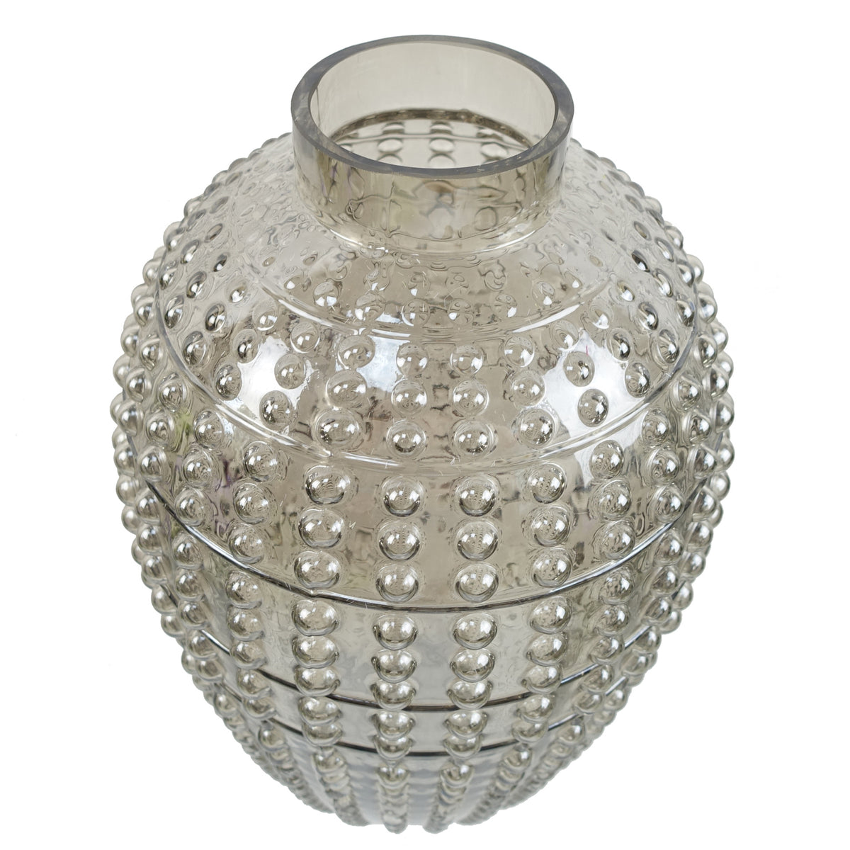 35cm Smoke Grey Bubble Vase – image 5