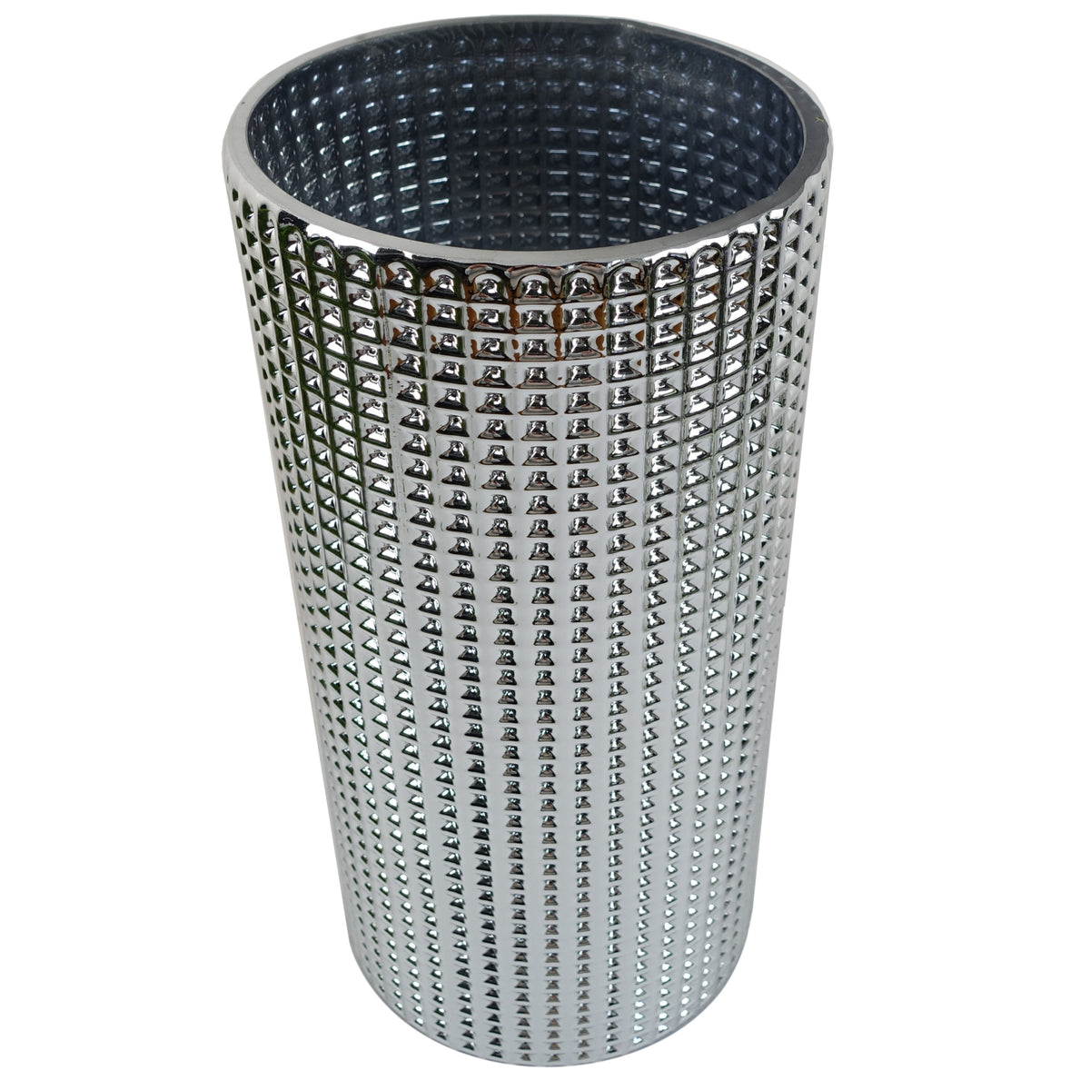 30cm Silver Dot Glass Vase – image 5
