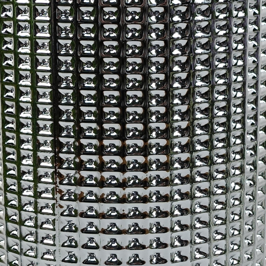 30cm Silver Dot Glass Vase – image 6