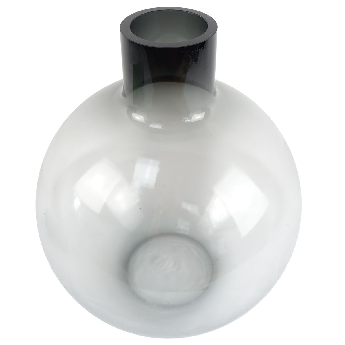 40cm Grey Smoke Bottle Glass Vase – image 5
