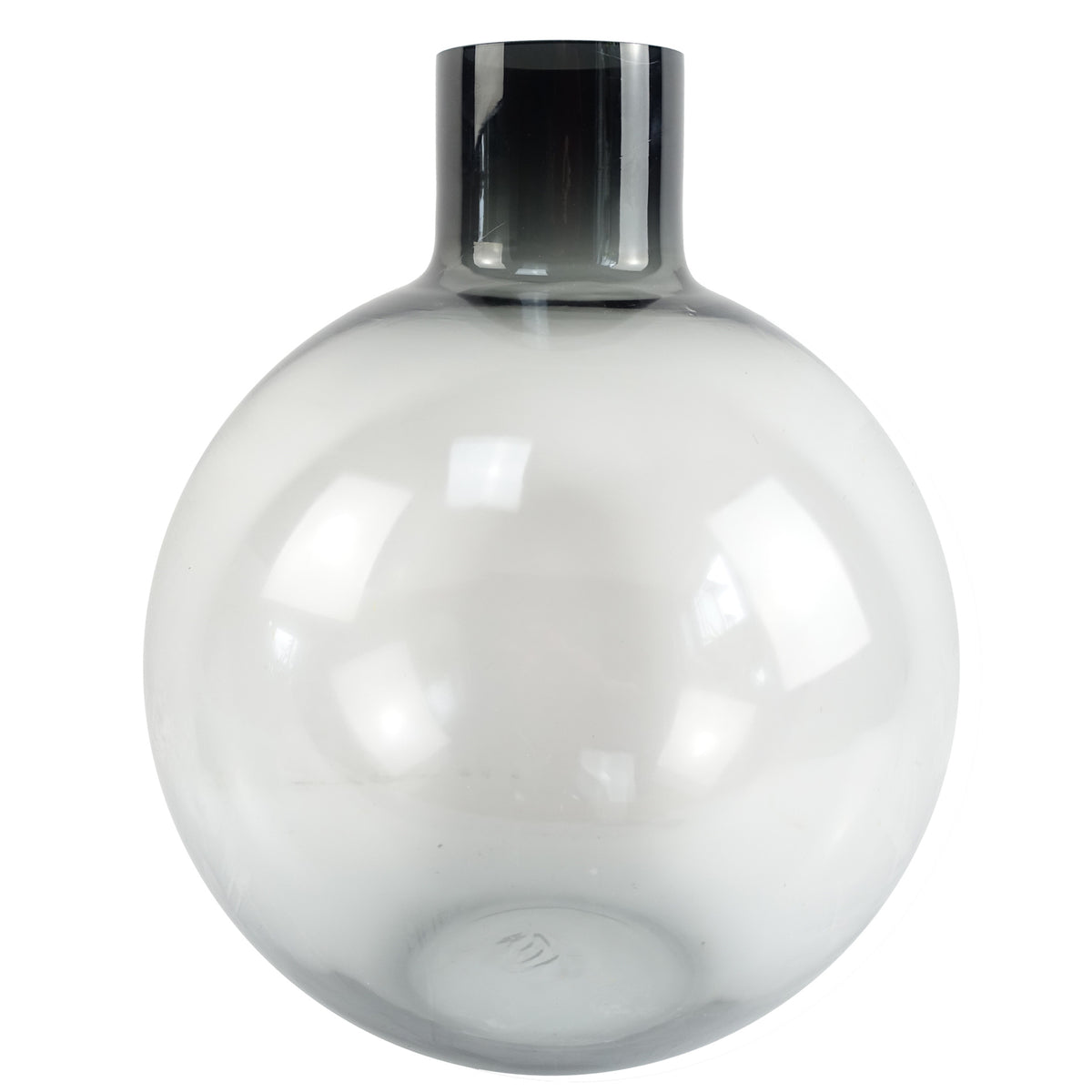 100cm Artificial Yellow Lily Black Eucalptus Glass Ball Vase – image 5