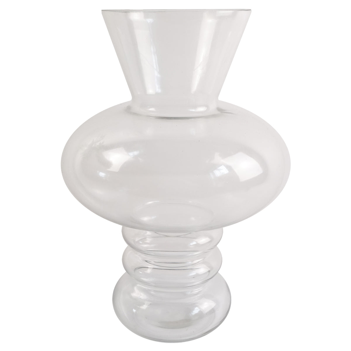 60cm Artificial Chrysanthemum Mix Glass Bubble Vase – image 2