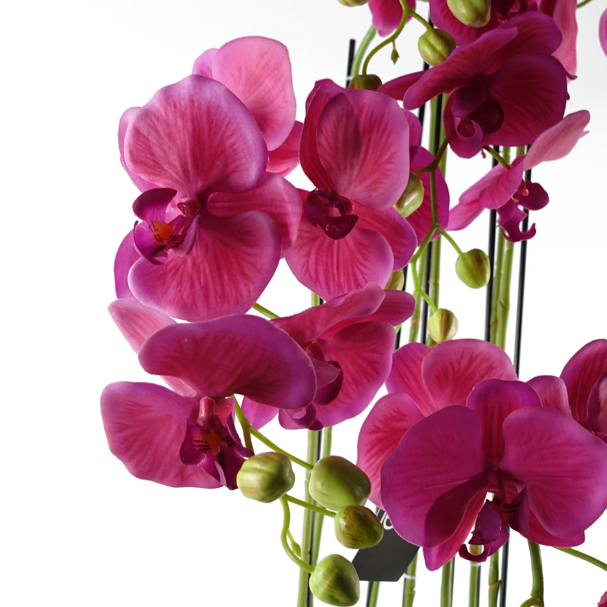 110cm Large Pink Orchid Plant - Artificial - 41 REAL TOUCH flowers – image 4