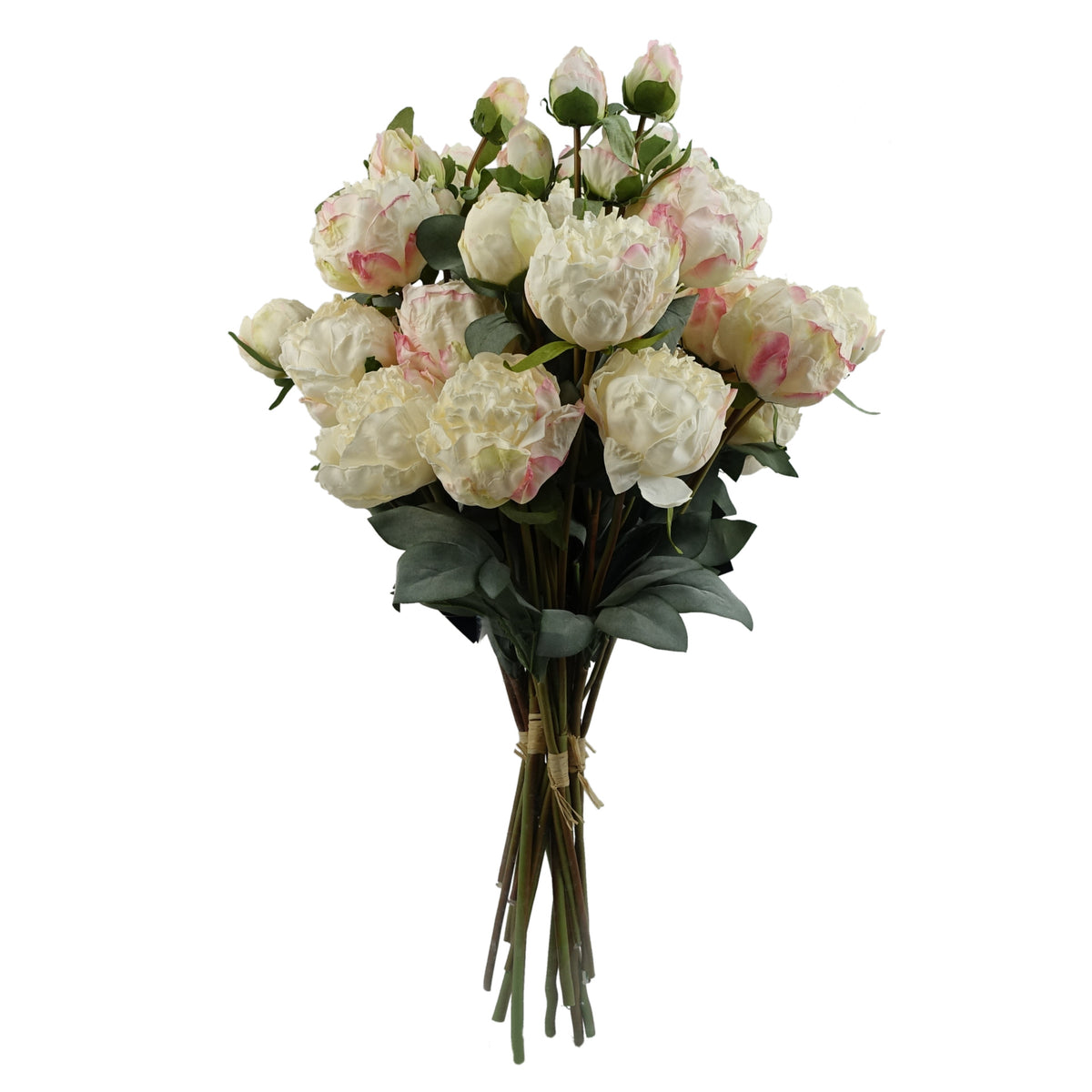 55cm Peony Artificial Flower Stems - 4 flowers 3 buds – image 11