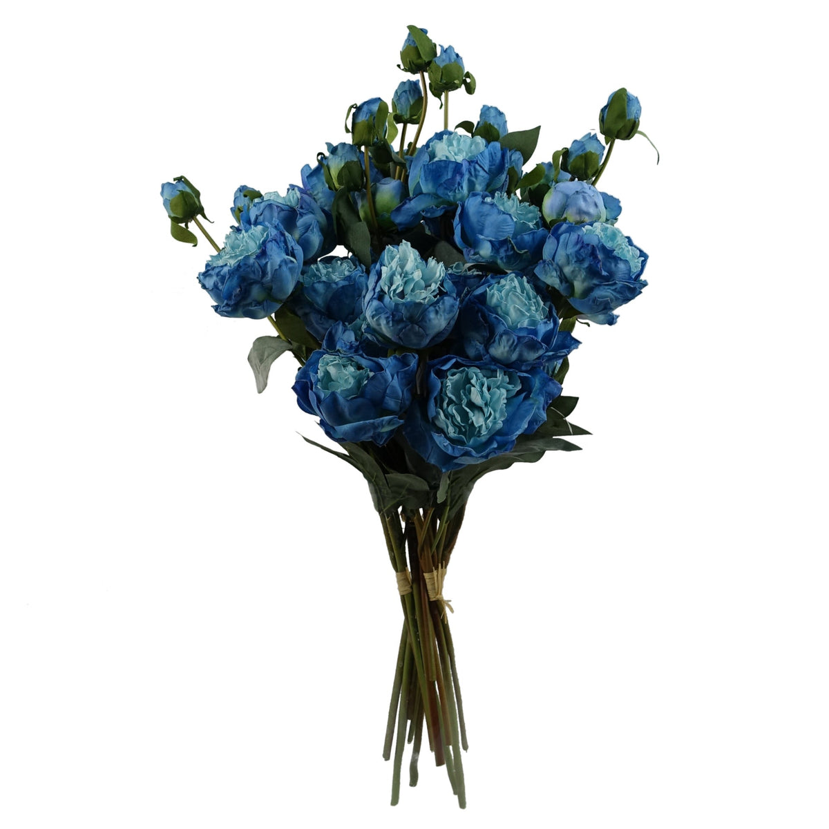 55cm Peony Artificial Flower Stems - 4 flowers 3 buds – image 3