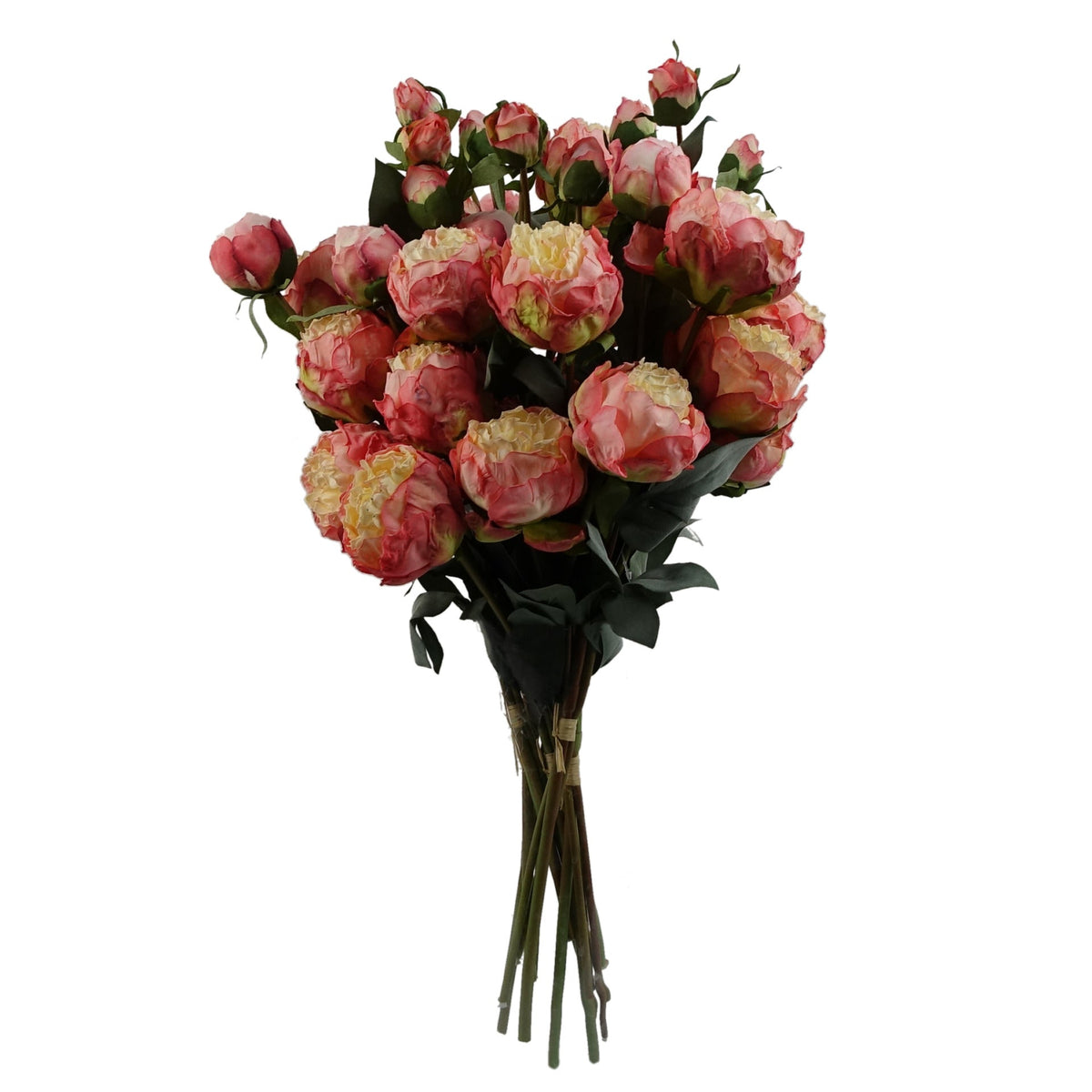 55cm Peony Artificial Flower Stems - 4 flowers 3 buds – image 4
