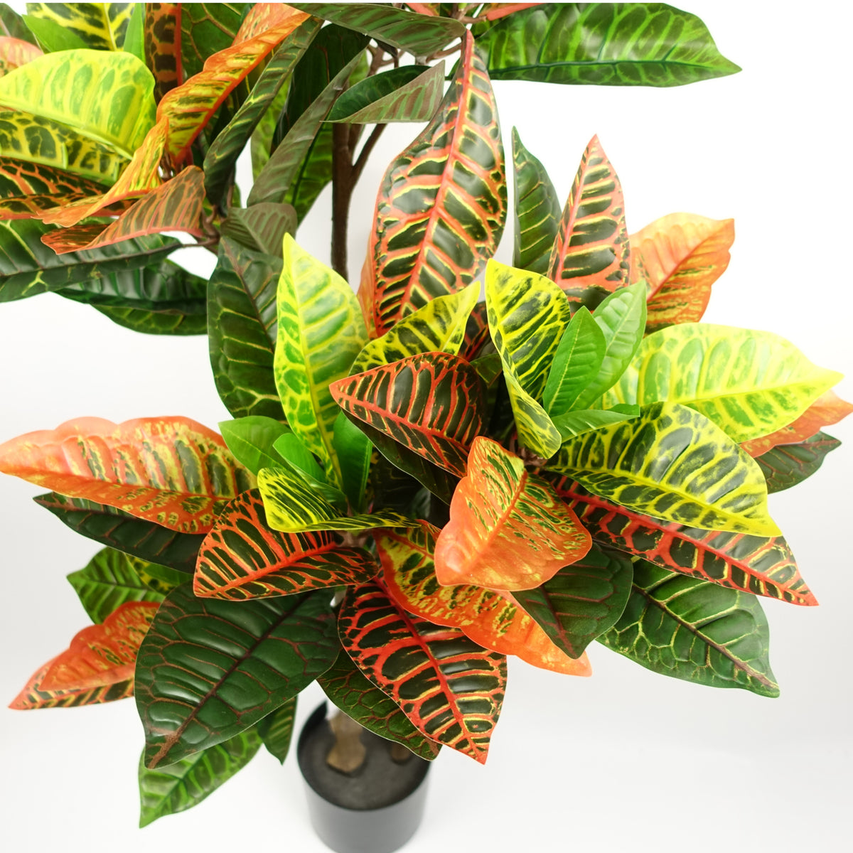 140cm Artificial Codiaeum Tree with 179 Leaves – image 3
