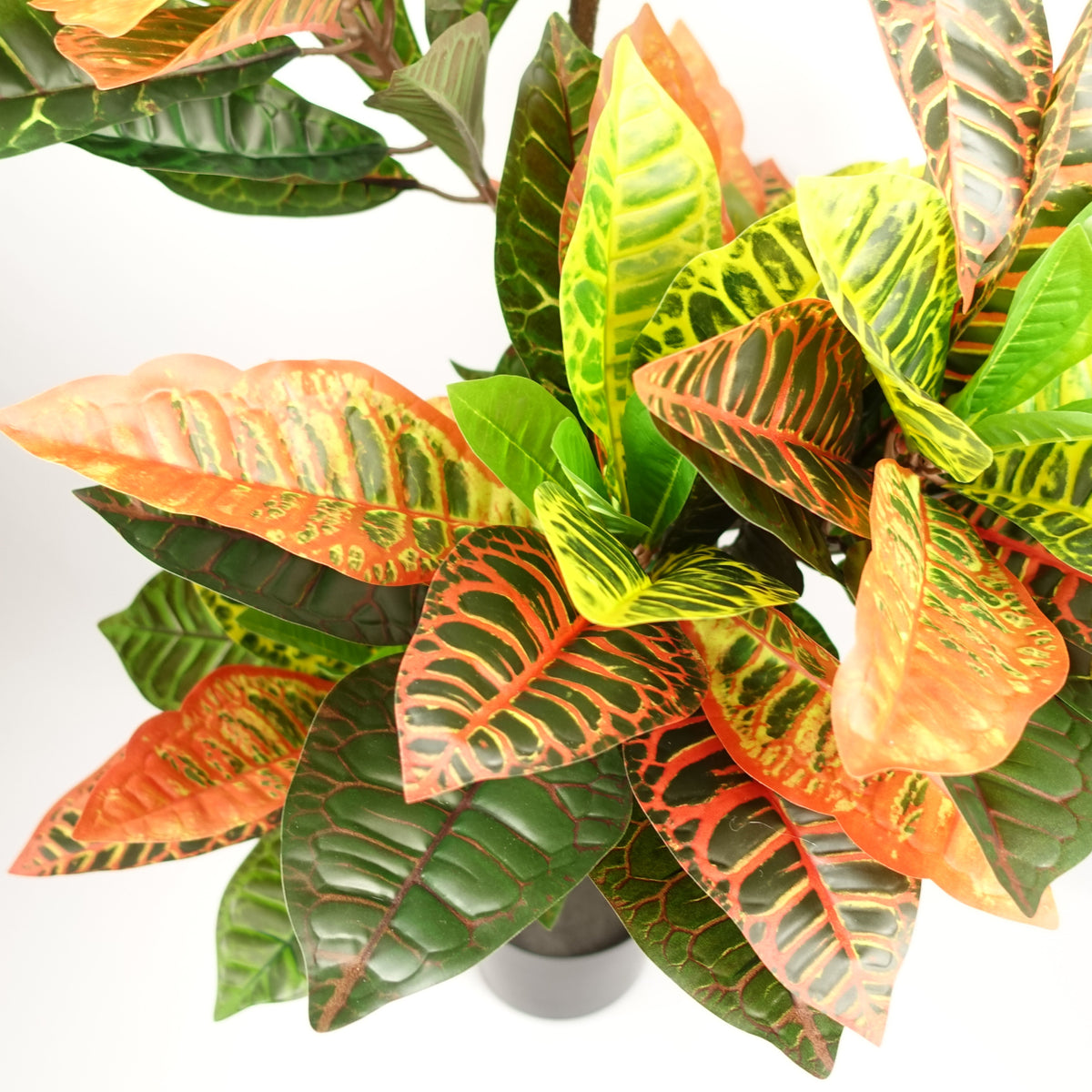 140cm Artificial Codiaeum Tree with 179 Leaves – image 4