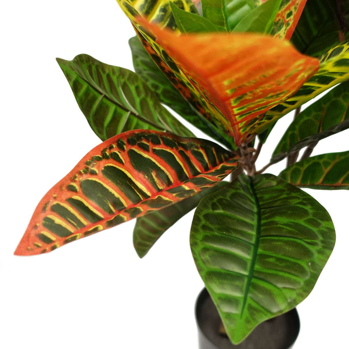 140cm Artificial Codiaeum Tree with 179 Leaves – image 6