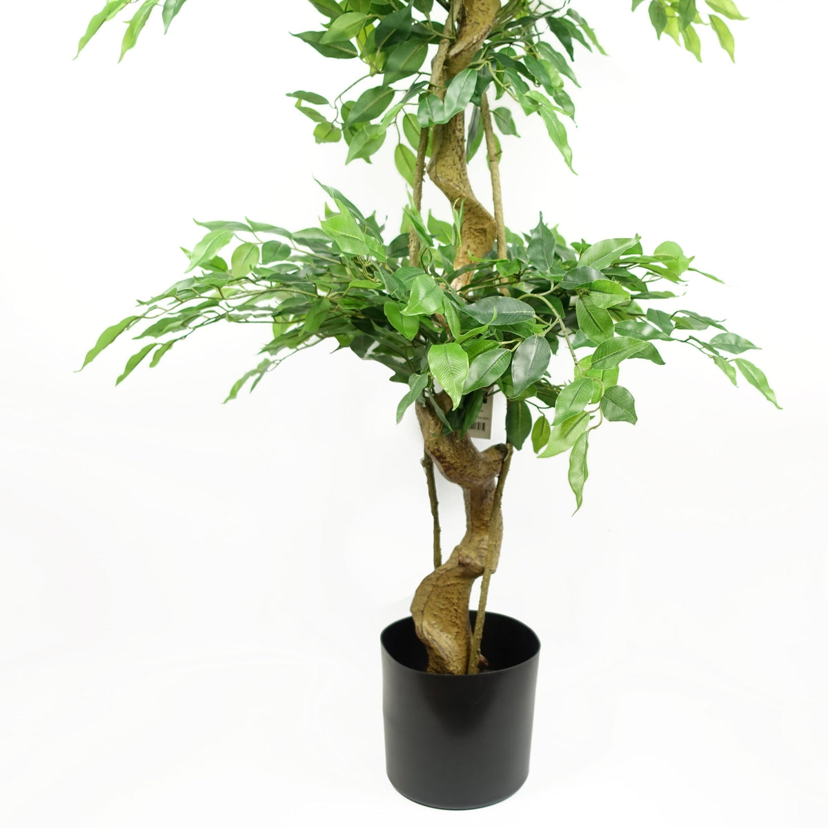 180cm Artificial Twisted Trunk Fruticosa Ficus Tree Triple Ball Topiary 1984 Leaves – image 10