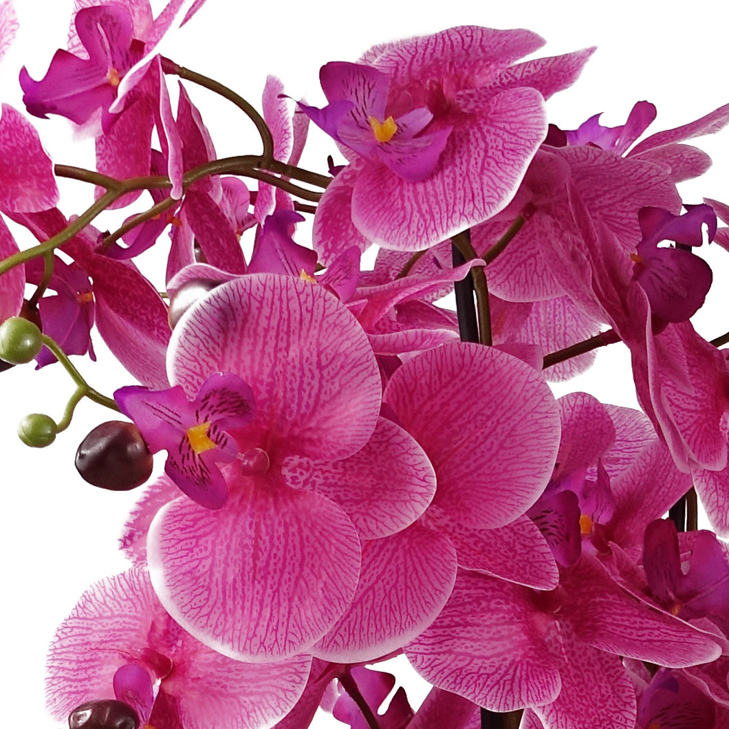 60cm Orchid Artificial Pink- Gold Ceramic Planter – image 2
