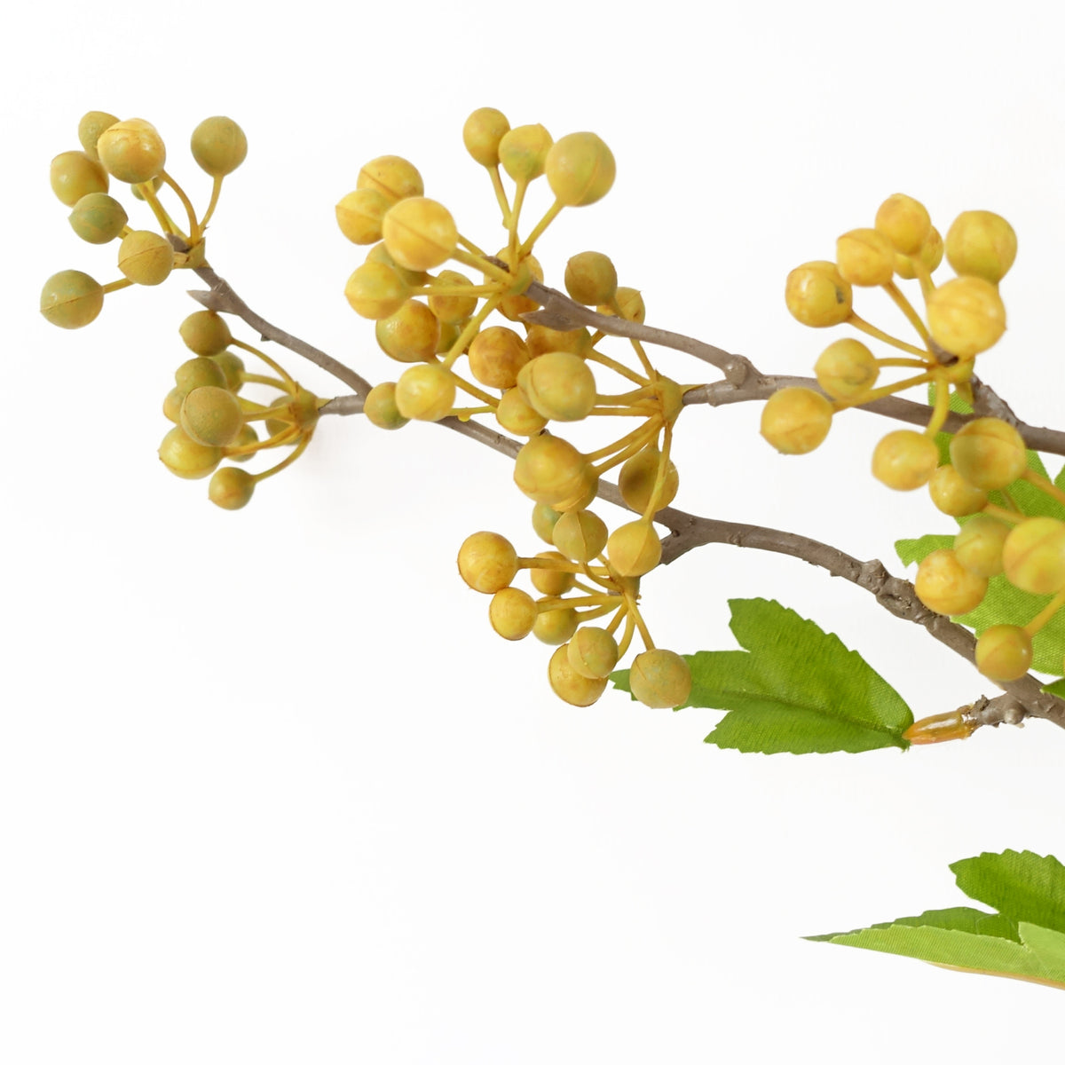 90cm Artificial Yellow Berry Stem – image 4
